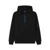 CR06 Atlas Adults Quarter Zip Hoodie Black / Royal colour image